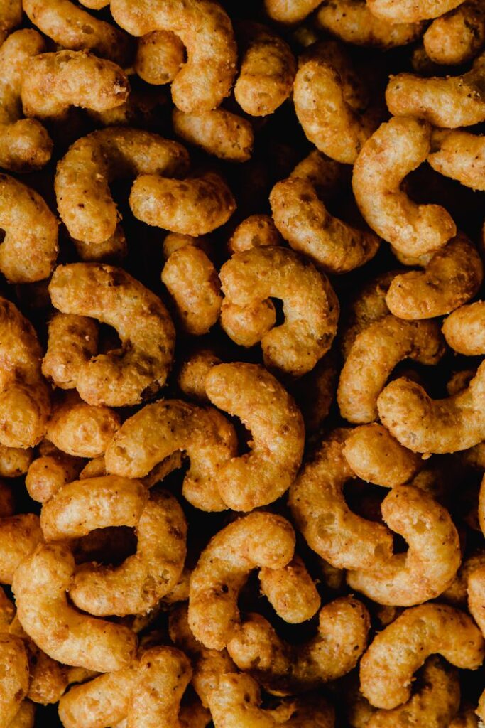 Delicious crunchy peanut puffs as a snack option, showcasing texture and flavor.